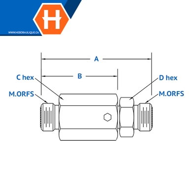 Super Swivel - Adaptateur S-inline M.ORFS x M.ORFS