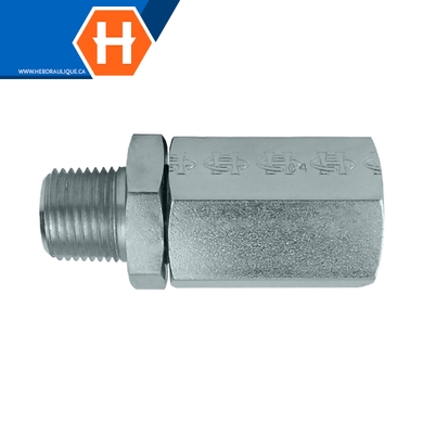 Super Swivel - Adaptateur S-inline M.NPT x F.NPT