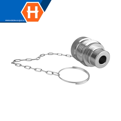 Bouchon en aluminium pour coupleur (embout) à visser