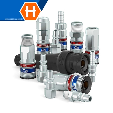 Coupleur / embout pneumatique CEJN série 300 eSafe