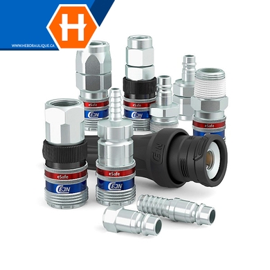 Coupleur / embout pneumatique CEJN série 320 eSafe