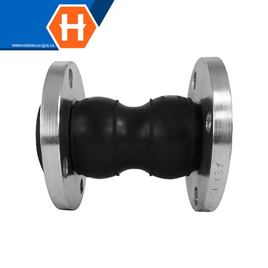 Double sphere rubber joint w/ #150 steel flanges