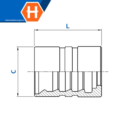 Ferrule « skive » 2SN, R2AT, 4SP, R12, 4SH, R15