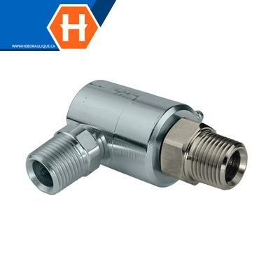 Super Swivel - Adaptateur 90° M.NPT x M.NPT