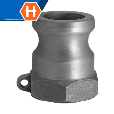 Raccord Cam & Groove – Partie A aluminium
