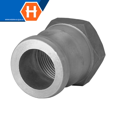 Raccord Cam & Groove – Partie A aluminium