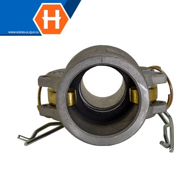 Raccord Cam & Groove – Partie B aluminium