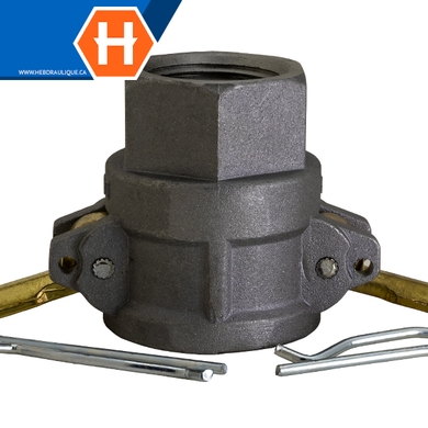 Raccord Cam & Groove – Partie D aluminium