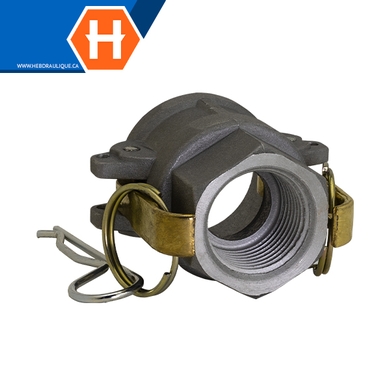 Raccord Cam & Groove – Partie D aluminium