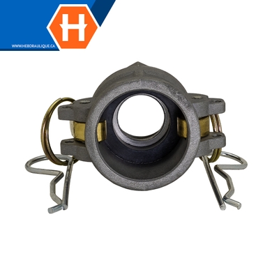 Raccord Cam & Groove – Partie D aluminium