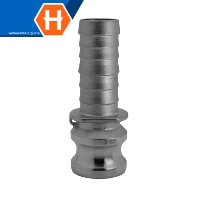 Raccord Cam & Groove – Partie E inox 316