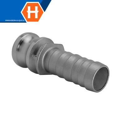 Raccord Cam & Groove – Partie E inox 316
