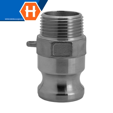 Raccord Cam & Groove – Partie F inox 316