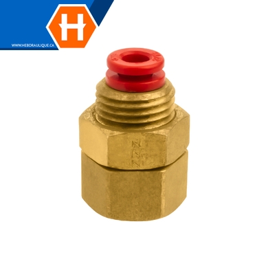 Connecteur cloison (tube impérial) x F.NPT – pneum.