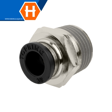 Connecteur (tube impérial) x M.NPT – pneumatique