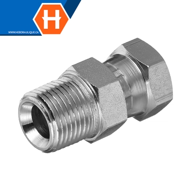 Adaptateur M.NPT x F.BSPP tournant