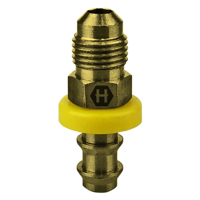 Raccord push-on en laiton mâle SAE 45° « flare »