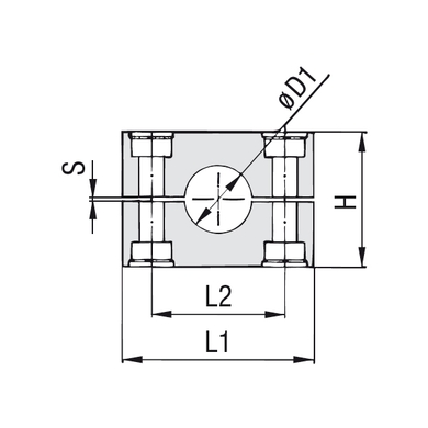 Corps collet simple-lourd - tube/pipe (PP) Gr.3S-12S