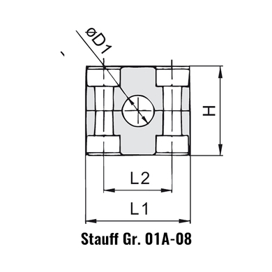 Corps collet simple - boyau (PPH) Gr.1-8