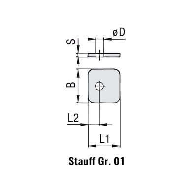 Plaque de protection simple - DP - Gr.1-8