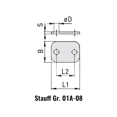 Plaque de protection simple - DP - Gr.1-8