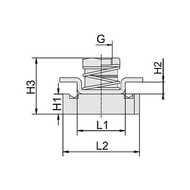 Adaptateur rail de montage - CRA - Gr.3S-6S