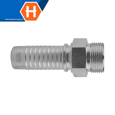 Raccord 2pcs mâle SAE Ermeto