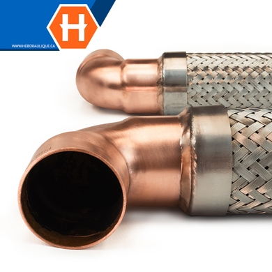 U flexible loop w/ copper sweat ends