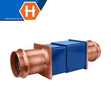 Expansion compensator w/ copper pressed ends