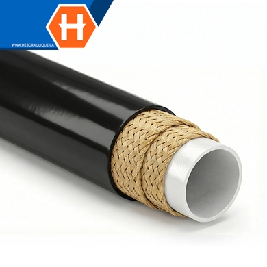 Thermoplastic black hose 100R8