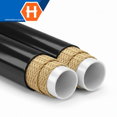 Boyau thermoplastique double noir SAE 100R8