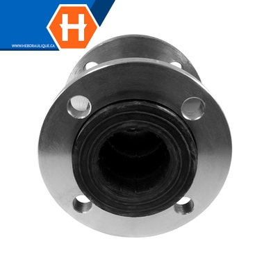 Twin sphere rubber joint w/ #150 stainless steel 304 flanges
