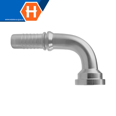 SAE code 61 elbow 90° 2pcs flange