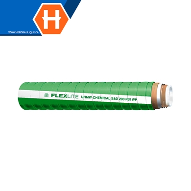 Boyau chimique FlexLite avec tube en UHMW lisse