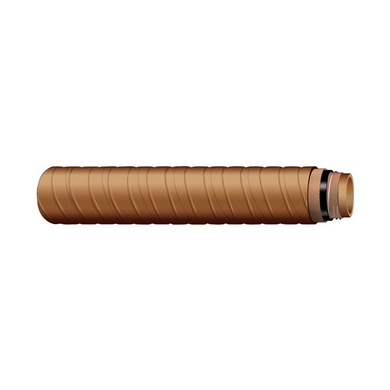 Tan BulkMaster hose for suction & food discharge