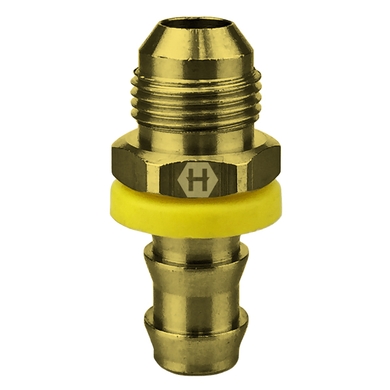 Raccord push-on en laiton mâle JIC